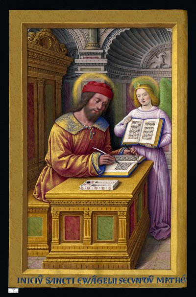 Matthew the Evangelist by Jean Bourdichon